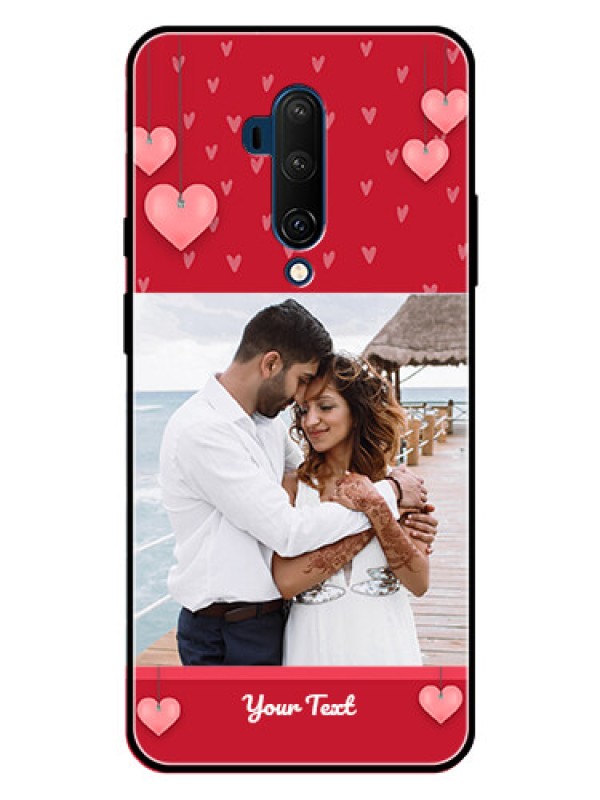 Custom OnePlus 7T Pro Custom Metal Phone CaseValentines Day Design
