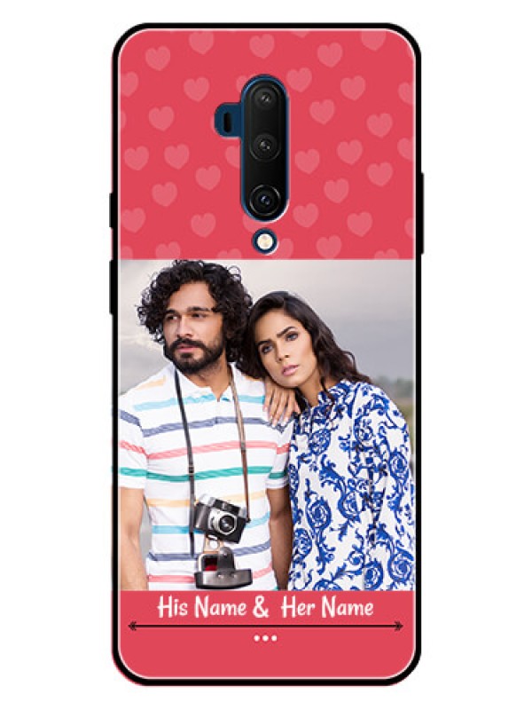 Custom OnePlus 7T Pro Custom Metal Phone CaseSimple Love Design