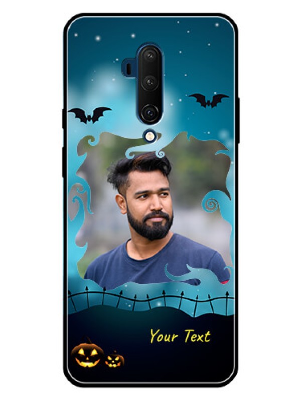 Custom OnePlus 7T Pro Custom Metal Phone CaseHalloween Frame Design
