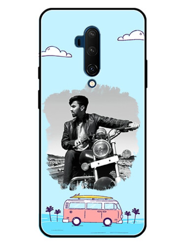 Custom OnePlus 7T Pro Custom Metal Phone CaseTravel and Adventure Design