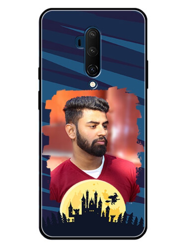 Custom OnePlus 7T Pro Custom Metal Phone CaseHalloween Witch Design