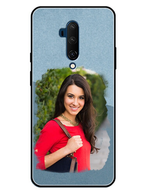 Custom OnePlus 7T Pro Custom Metal Phone CaseGrunge Line Art Design