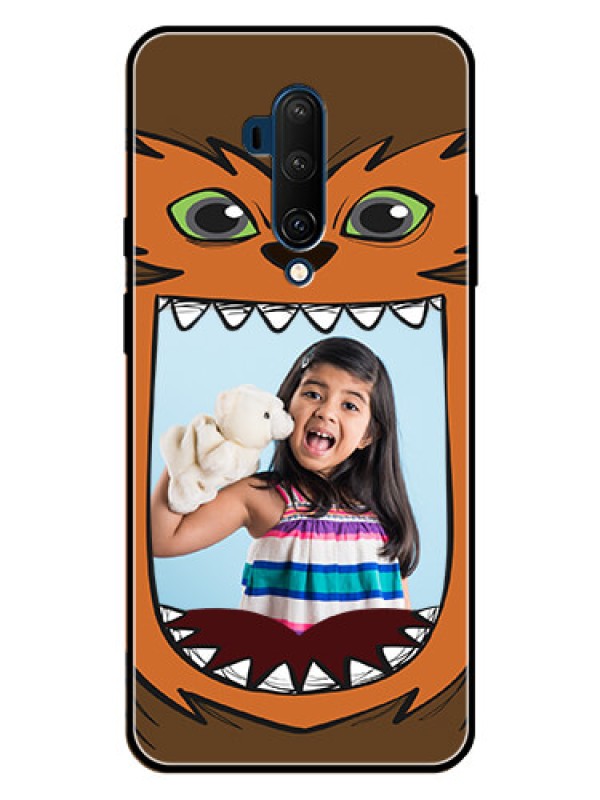 Custom OnePlus 7T Pro Custom Metal Phone CaseOwl Monster Back Case Design
