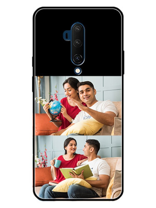 Custom OnePlus 7T Pro Custom Metal Phone Case2 Images Design