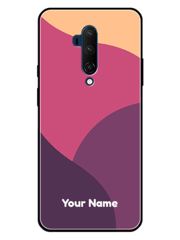 Custom OnePlus 7T Pro Custom Metal Phone CaseMixed Multi - Colour Abstract Art Design