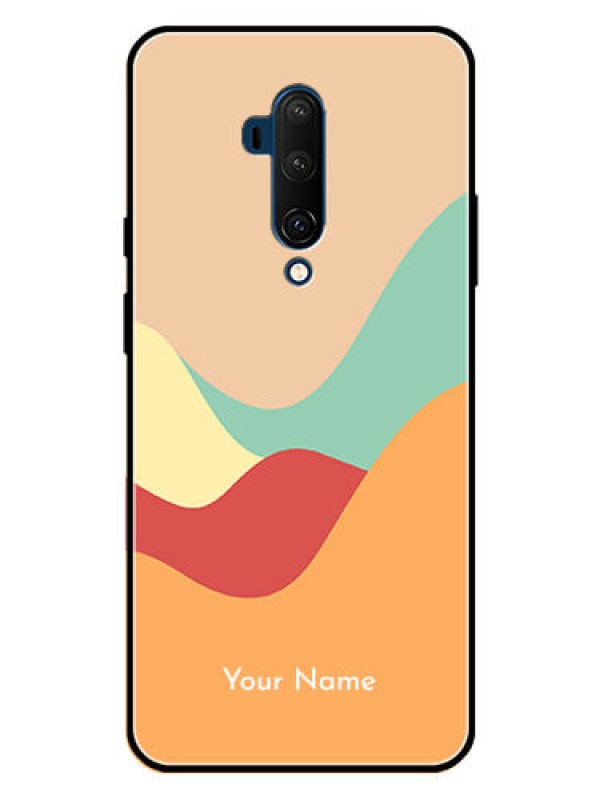 Custom OnePlus 7T Pro Custom Metal Phone CaseOcean Waves Multi - Colour Design