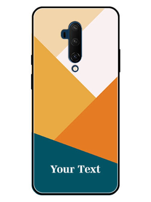 Custom OnePlus 7T Pro Custom Metal Phone CaseStacked Multi - Colour Design