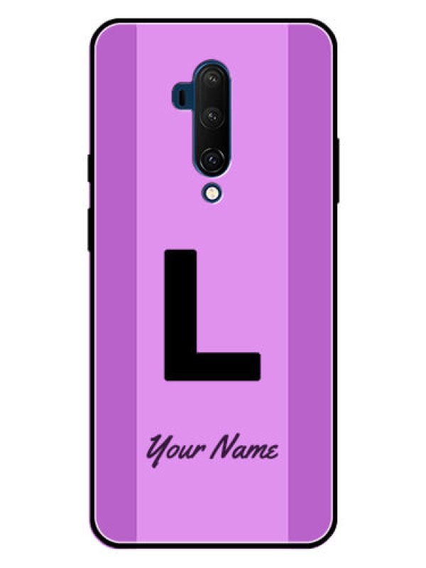 Custom OnePlus 7T Pro Custom Metal Phone CaseTricolor Custom Text Design