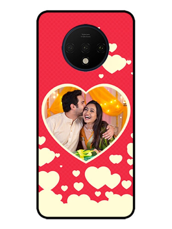 Custom OnePlus 7T Custom Metal Phone CaseLove Symbols Phone Cover Design