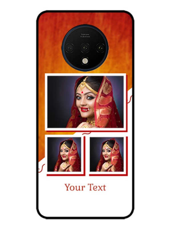 Custom OnePlus 7T Custom Metal Phone CaseWedding Memories Design