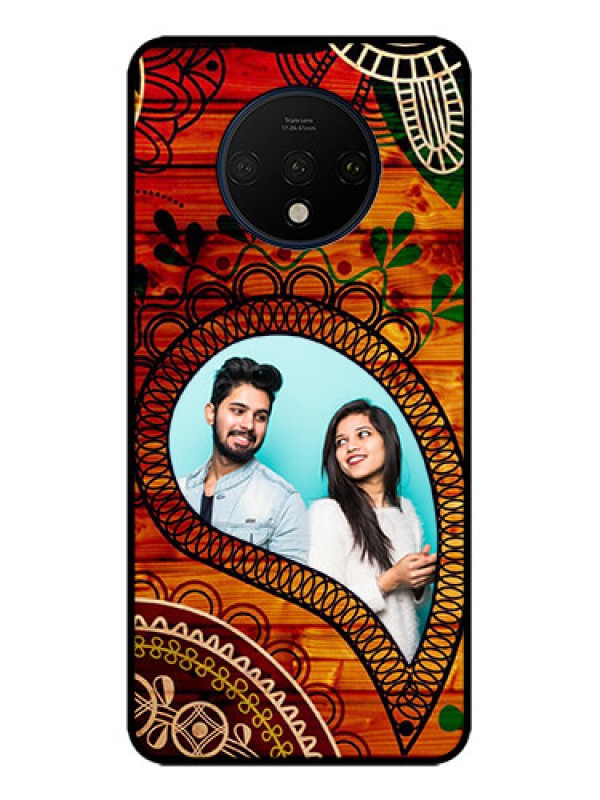 Custom OnePlus 7T Custom Metal Phone CaseAbstract Colorful Design