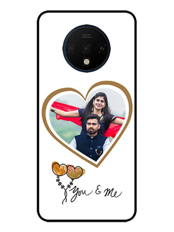 Custom OnePlus 7T Custom Metal Phone CaseYou and Me Design