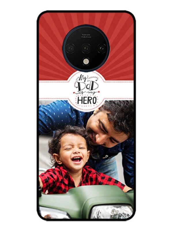 Custom OnePlus 7T Custom Metal Phone CaseMy Dad Hero Design