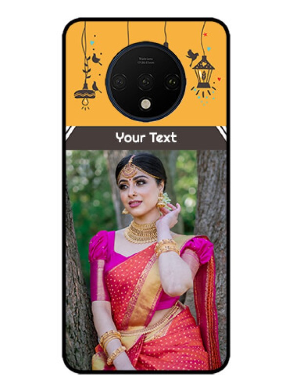 Custom OnePlus 7T Custom Metal Phone CaseWith Family Picture And Icons