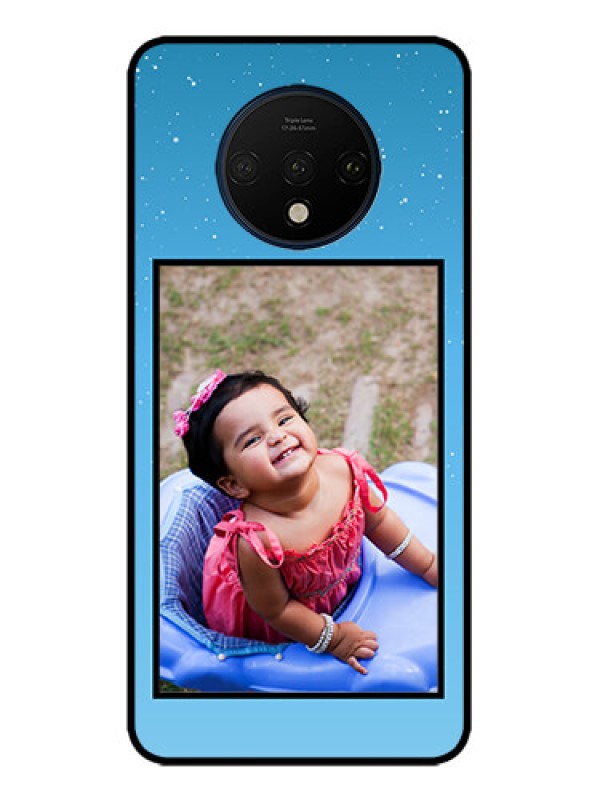 Custom OnePlus 7T Custom Metal Phone CaseWave Pattern Colorful Design