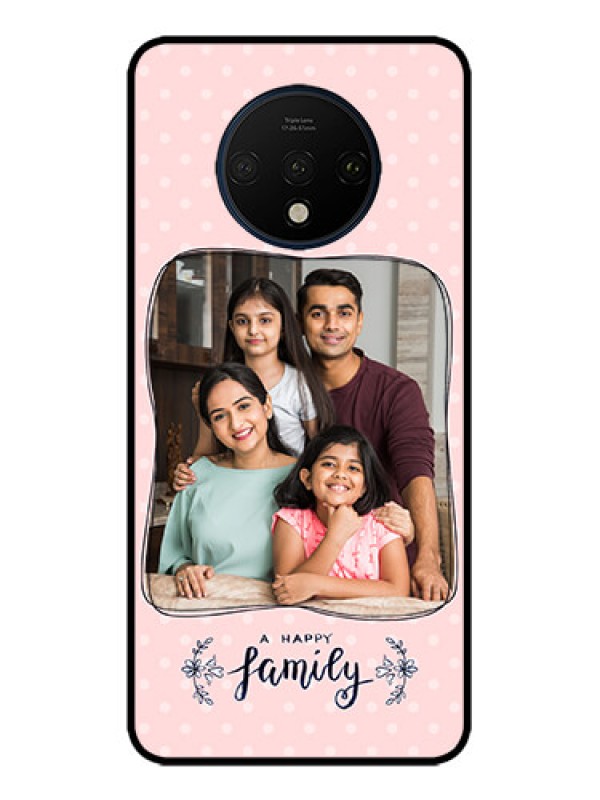 Custom OnePlus 7T Custom Metal Phone CaseFamily With Dots Design
