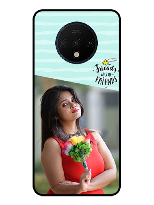 Custom OnePlus 7T Custom Metal Phone CaseFriends Picture Icon Design