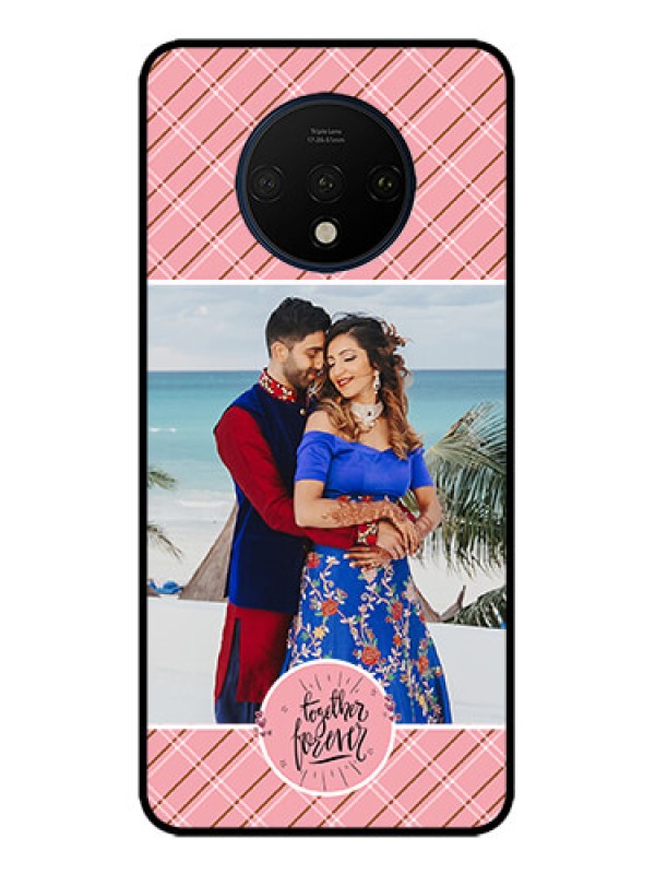 Custom OnePlus 7T Custom Metal Phone CaseTogether Forever Design