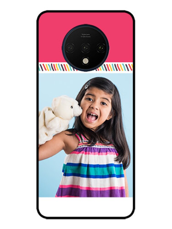 Custom OnePlus 7T Custom Metal Phone CaseLine Art Design