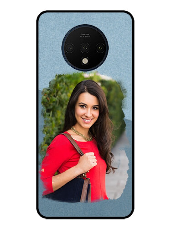Custom OnePlus 7T Custom Metal Phone CaseGrunge Line Art Design