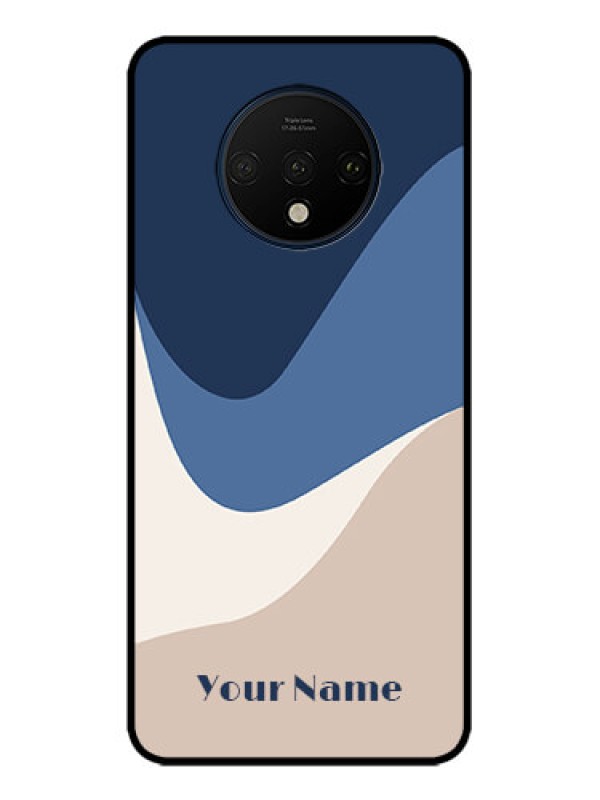 Custom OnePlus 7T Custom Metal Phone CaseAbstract Drip Art Design