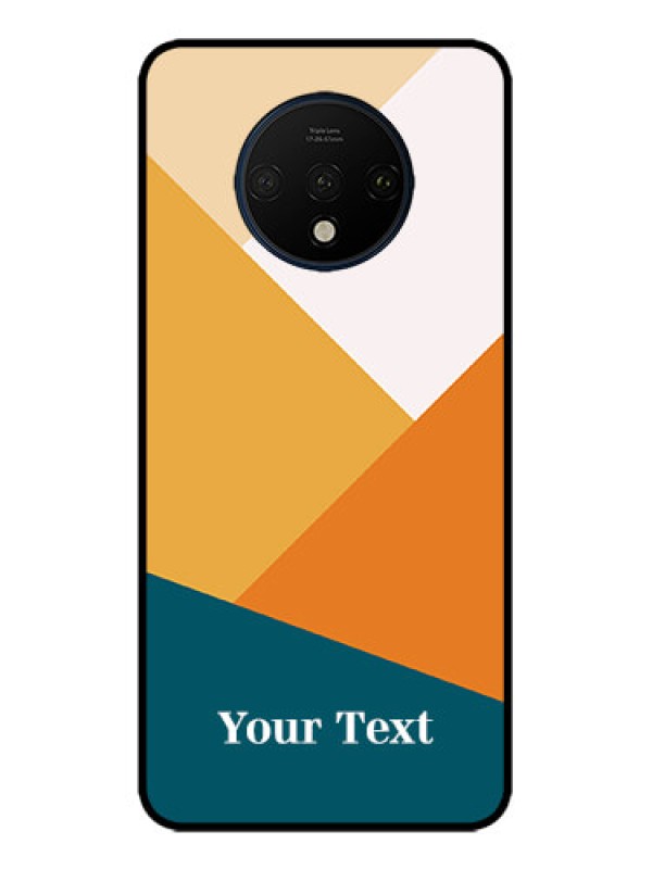 Custom OnePlus 7T Custom Metal Phone CaseStacked Multi - Colour Design