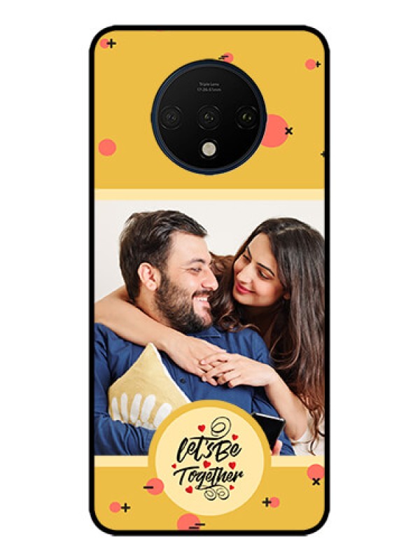 Custom OnePlus 7T Custom Metal Phone CaseLets Be Together Design