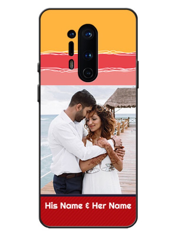 Custom OnePlus 8 Pro Custom Metal Phone Case - Colorful Case Design