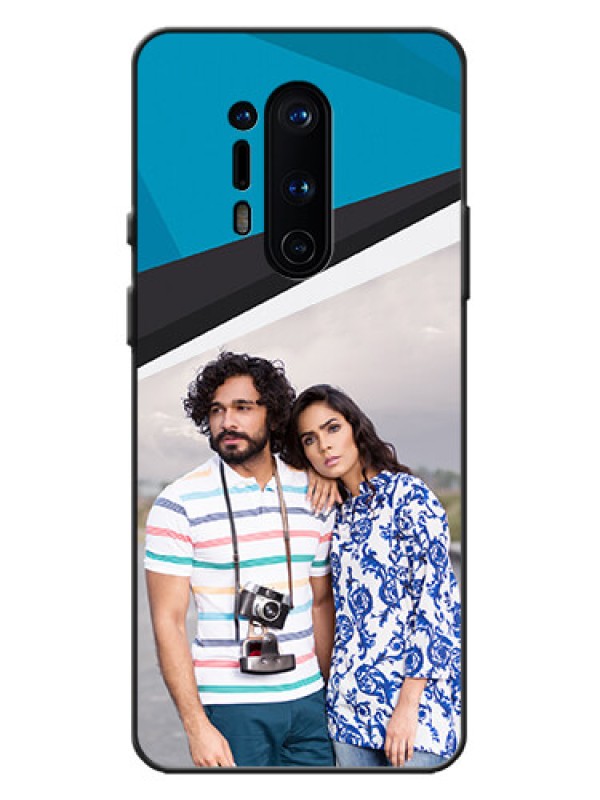 Custom OnePlus 8 Pro Custom Metal Phone Case - Simple Pattern Photo Upload Design