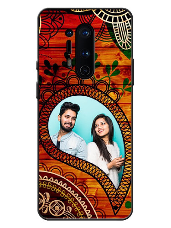 Custom OnePlus 8 Pro Custom Metal Phone Case - Abstract Colorful Design