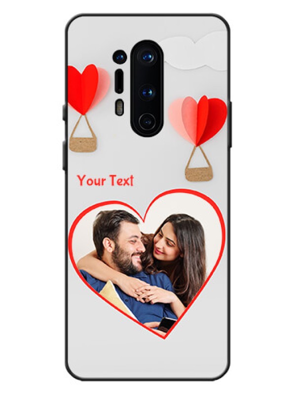 Custom OnePlus 8 Pro Custom Metal Phone Case - Parachute Love Design