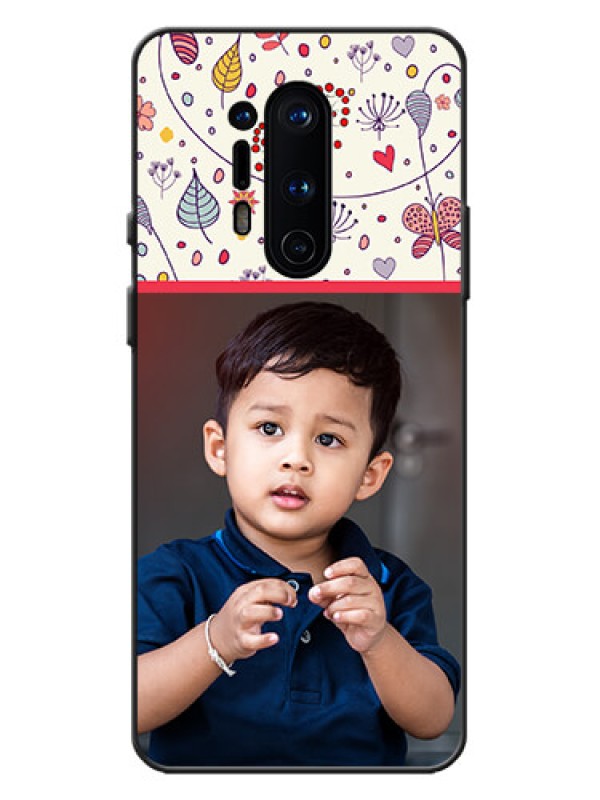 Custom OnePlus 8 Pro Custom Metal Phone Case - Premium Floral Design