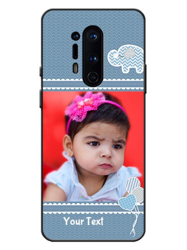 Custom OnePlus 8 Pro Custom Metal Phone Case - With Kids Pattern Design