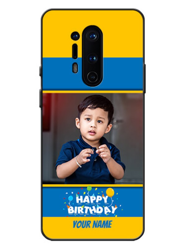 Custom OnePlus 8 Pro Custom Metal Phone Case - Birthday Wishes Design