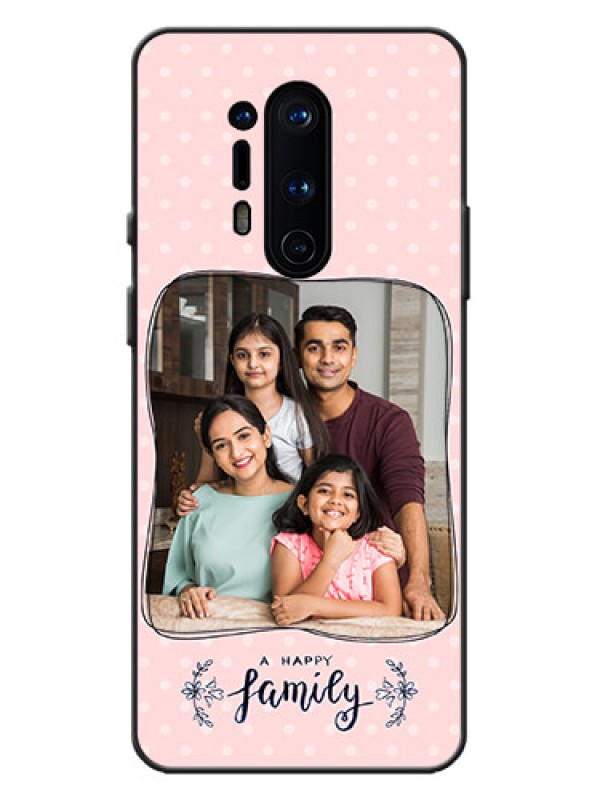Custom OnePlus 8 Pro Custom Metal Phone Case - Family With Dots Design