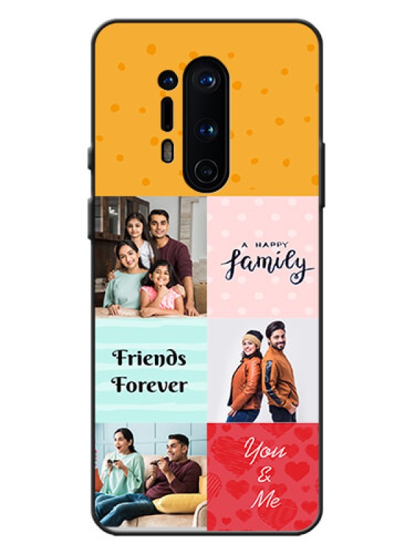 Custom OnePlus 8 Pro Custom Metal Phone Case - Images With Quotes Design