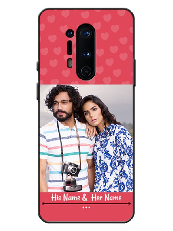 Custom OnePlus 8 Pro Custom Metal Phone Case - Simple Love Design