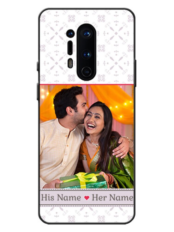 Custom OnePlus 8 Pro Custom Metal Phone Case - With Photo And Ethnic Design