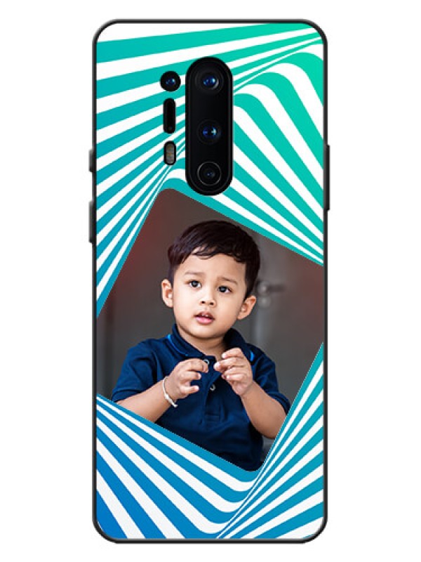 Custom OnePlus 8 Pro Custom Metal Phone Case - Abstract Spiral Design