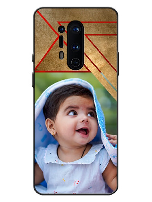 Custom OnePlus 8 Pro Custom Metal Phone Case - Gradient Abstract Texture Design