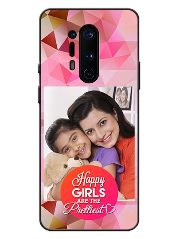 Custom OnePlus 8 Pro Custom Metal Phone Case - Abstract Triangle Design