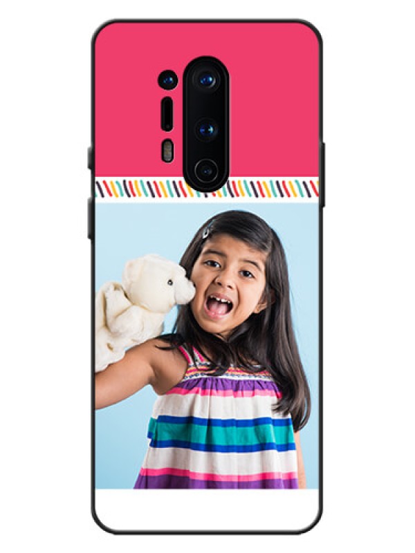 Custom OnePlus 8 Pro Custom Metal Phone Case - Line Art Design