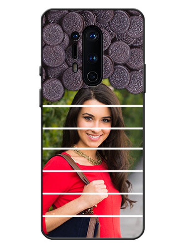 Custom OnePlus 8 Pro Custom Metal Phone Case - With Oreo Biscuit Design