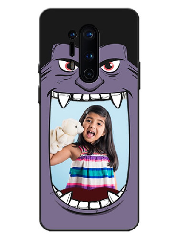 Custom OnePlus 8 Pro Custom Metal Phone Case - Angry Monster Design