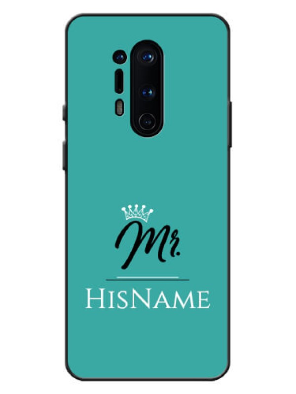 Custom OnePlus 8 Pro Custom Metal Phone Case - Mr With Name Design