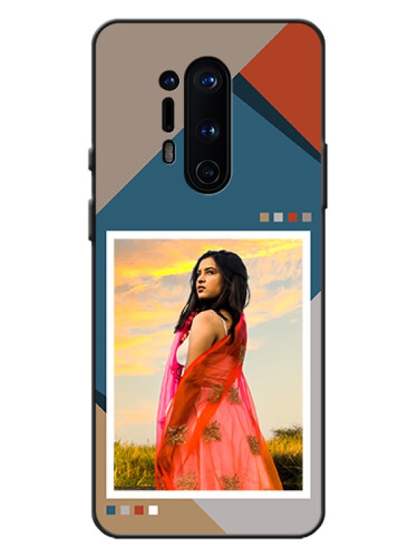 Custom OnePlus 8 Pro Custom Metal Phone Case - Retro Color Pallet Design