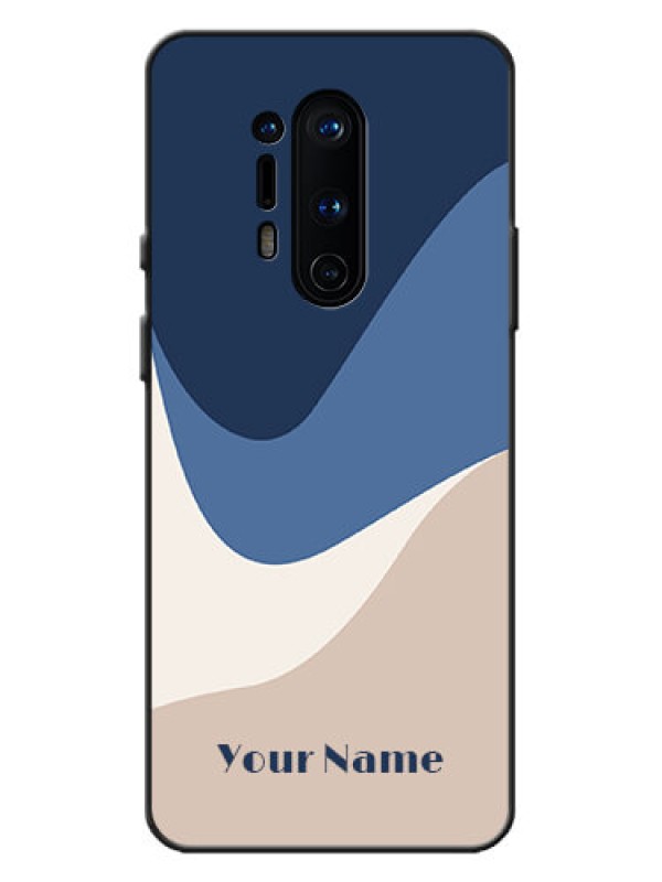 Custom OnePlus 8 Pro Custom Metal Phone Case - Abstract Drip Art Design