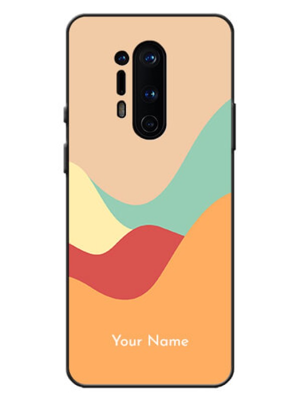 Custom OnePlus 8 Pro Custom Metal Phone Case - Ocean Waves Multi - Colour Design