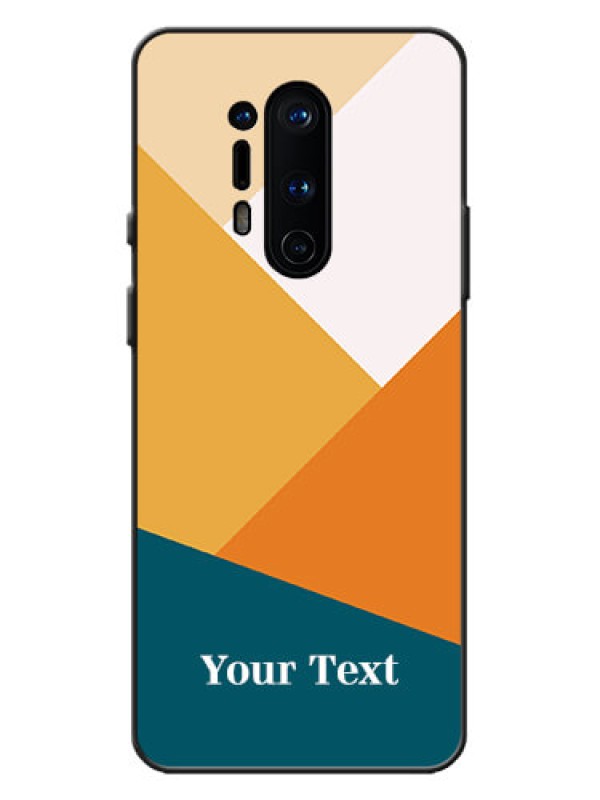 Custom OnePlus 8 Pro Custom Metal Phone Case - Stacked Multi - Colour Design