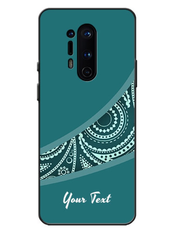 Custom OnePlus 8 Pro Custom Metal Phone Case - Semi Visible Floral Design